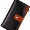 BOSTANTEN Wallets | Bostanten Womens Leather Wallets Rfid Blocking Large Capacity Trifold Card Holder Ladies Phone Clutch