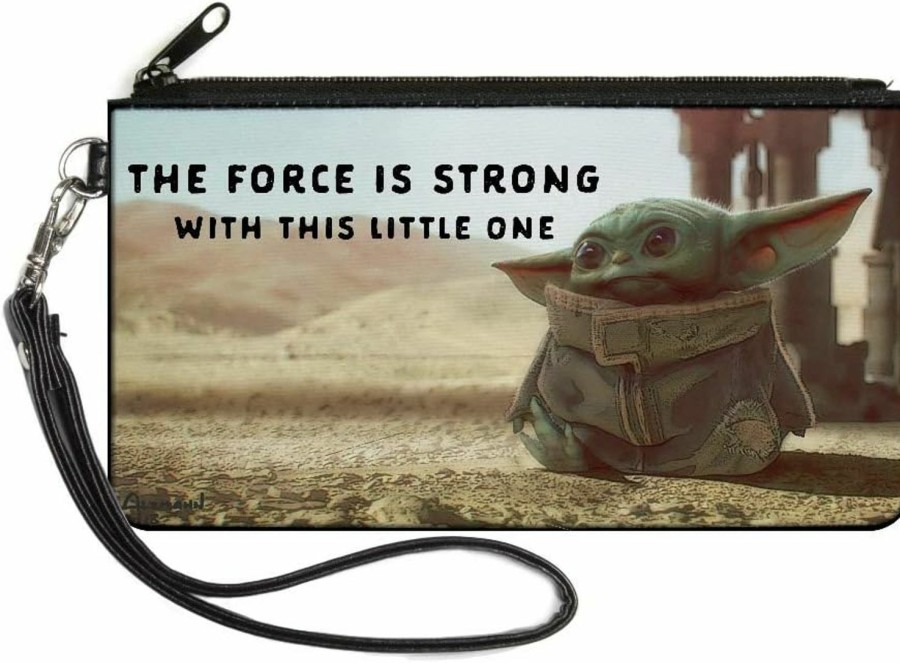 Buckle-Down Wallets | Buckle-Down Women'S Zip Wallet Star Wars The Child Small