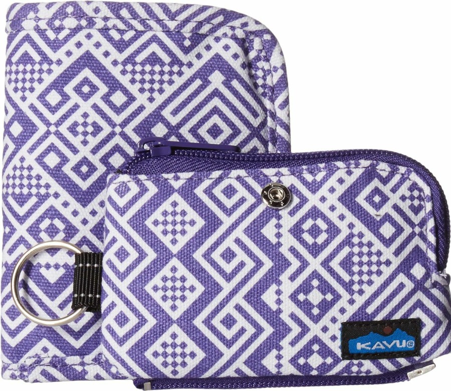 KAVU Wallets | Kavu Zippy Wallet Bi Fold Zip Clutch With Removable Coin Pouch