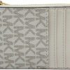 Michael Kors Wallets | Michael Kors Jet Set Travel Top Zip Card Case Wallet Coin Pouch Light Cream Multi