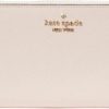 Kate Spade New York Wallets | Kate Spade Madison Large Zip Around Continental Wallet White (Conch Pink)