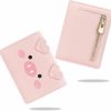 CONISY Wallets | Conisy Cute Wallets For Women, Leather Rfid Blocking Small Bifold Wallet With Zipper Coin Purse For Girls And Ladies Womens Wallet (Cat Black)