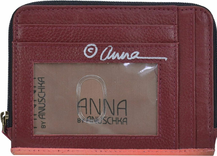 Anna by Anuschka Wallets | Anna By Anuschka Women'S Hand-Painted Genuine Leather Organizer Wallet