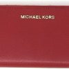 Michael Kors Wallets | Michael Kors Giftables Large Zip Around Continental Wallet With Gift Box (Scarlet)