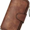 CLUCI Wallets | Cluci Women Wallet Leather Rfid Trifold Large