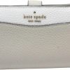 Kate Spade New York Wallets | Kate Spade New York Leila Medium Compact Bifold Wallet Leather Light Sand