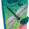 Shag Wear Wallets | Shag Wear Vintage Dragonfly Large Wallet For Women 7\" Teal