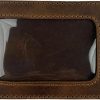 Hide & Drink Wallets | Hide & Drink, Card Holder With Id Slot Handmade From Full Grain Leather - Compact Storage For Cards & Cash, Front Pocket Wallet, Everyday Accessories - Bourbon Brown