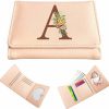 Rvelidode Wallets | Small Wallet For Women,Wallets For Women Small Size,Christmas Gifts, Cute Small Leather Pocket Wallet For Women, Monogrammed Gifts For Women Mom Grandma Initial A (Baby Pink)