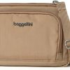 Baggallini Wallets | Baggallini Triple Zip With Rfid Front Wallet - 8'X6' Crossbody Bag For Women Convertible Fanny Pack Belt Bag Water-Resistant