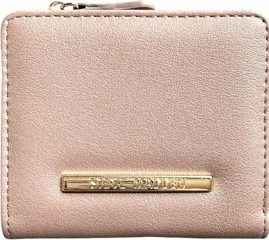 Steve Madden Wallets | Steve Madden French Faux Leather Wallet (Mauve)