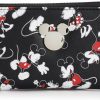 Minnie Mouse Wallets | Disney'S Mickey And Minnie Mouse Zip Around Nylon Wallet, Lightweight