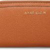 Anne Klein Wallets | Anne Klein Ak Large Curved Wallet, Saddle/Saddle