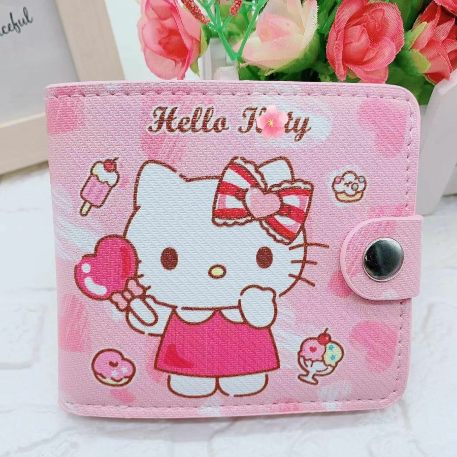 ACUOTN Wallets | Acuotn Cute Cartoon Wallet Anime Wallet Purse Leather Wallet Birthday Gifts (Icecreamcandy-Kulo)