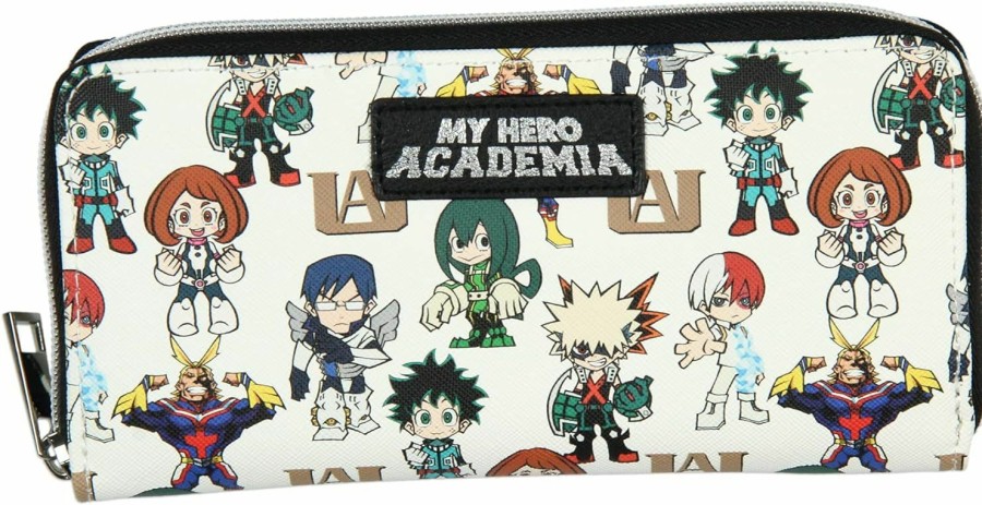 Bioworld Wallets | Bioworld My Hero Academia U.A. Chibi Heroes Character Zip Around Wallet