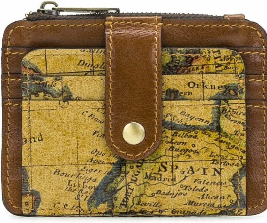 Patricia Nash Wallets | Patricia Nash | Cassis Id Wallet | Credit Card Holder For Women | Rfid Wallet Women | Leather Wallets For Women, European Map