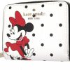 Kate spade new york Wallets | Kate Spade Disney X Minnie Mouse Small Zip Around Wallet White Polka Dot