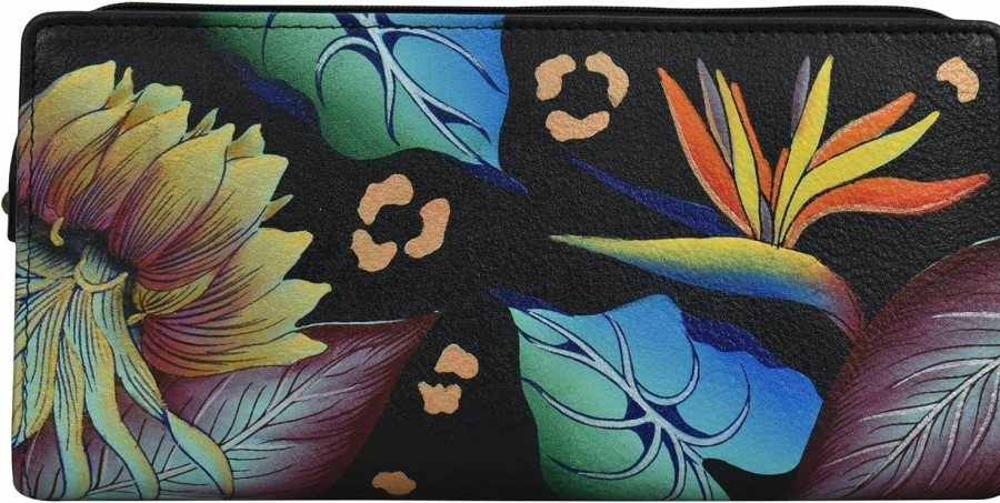 Anna by Anuschka Wallets | Anna By Anuschka Women'S Hand Painted Leather Two Fold Wallet