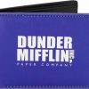 Concept One Wallets | Concept One The Office, Dunder Mifflin Slim Bifold Wallet With Decorative Tin Case For Men And Women