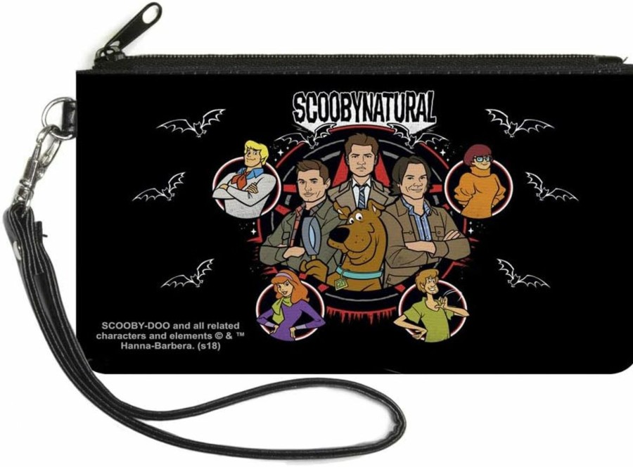 Buckle-Down Wallets | Buckle-Down Women'S Nylon Standard Zip Wallet Scooby Doo Supernatural Large, 8\" X 5\"