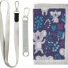 OTVEE Wallets | Otvee Cute Koala Bears And Leaves Trifold Wallet Fabric Wallet Small Nylon Wallet Card Wallet With Lanyard