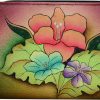 Anna by Anuschka Wallets | Anna By Anuschka Women'S Hand-Painted Genuine Leather Two Fold Clutch Wallet