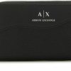 Emporio Armani Wallets | A | X Armani Exchange Wave Continental Zip Around Wallet, Nero