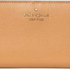 Kate spade new york Wallets | Kate Spade New York Darcy Large Slim Bifold Leather Wallet In Saddle/Gold