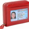 XINNSTAR Wallets | Xinnstar Genuine Small Wallet For Women, Slim Rfid Blocking Credit Card Holder With Id Window, Compact Purses For Women With 8 Card Slots