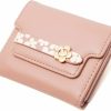 TOPKULL Wallets | Topkull Wallets For Women Rfid Small Womens Wallet Trifold Flower Leather Ladies Wallet With Card Holder&Zipper Coin Purse (Pink)