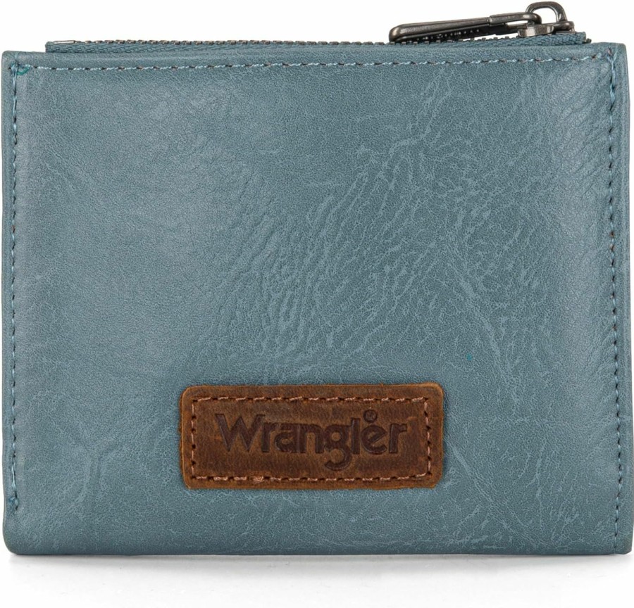 Wrangler Wallets | Wrangler Wallet Purse For Women Men Rfid Blocking Mini Bifold Slim Minimalist With Id Window And Credit Card Holder