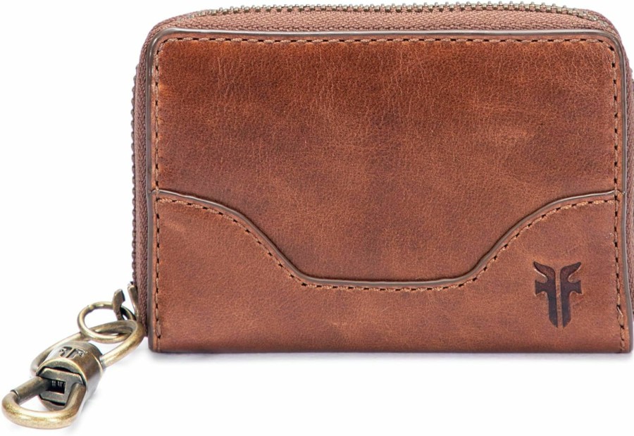 Frye Wallets | Frye Women'S Melissa Small Clip, Cognac