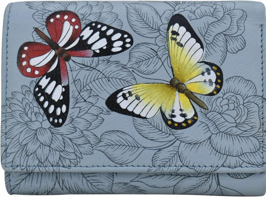 Anna by Anuschka Wallets | Anna By Anuschka Hand Painted Women'S Leather Ladies Three Fold Wallet