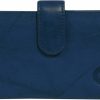 Buxton Wallets | Buxton Heiress Pik-Me-Up Checkbook & Credit Card Holder Wallet (Navy)