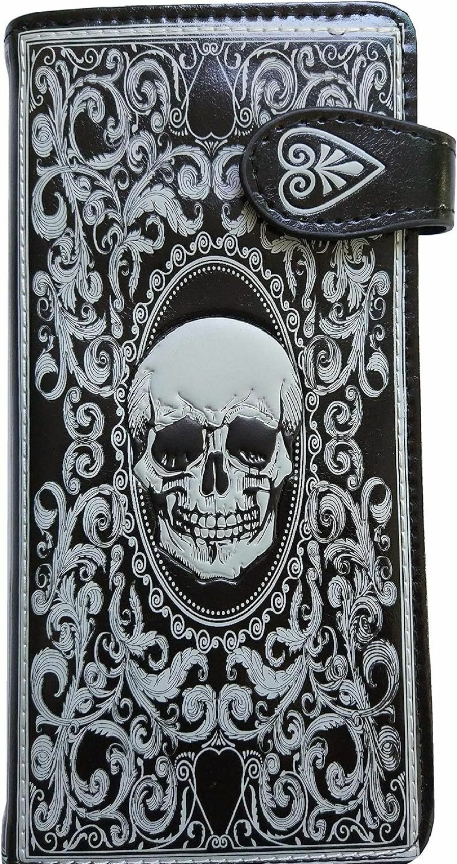 Nemesis Now Wallets | Nemesis Now Skull Tarot Purse 19Cm Black, Pu, 18.5Cm