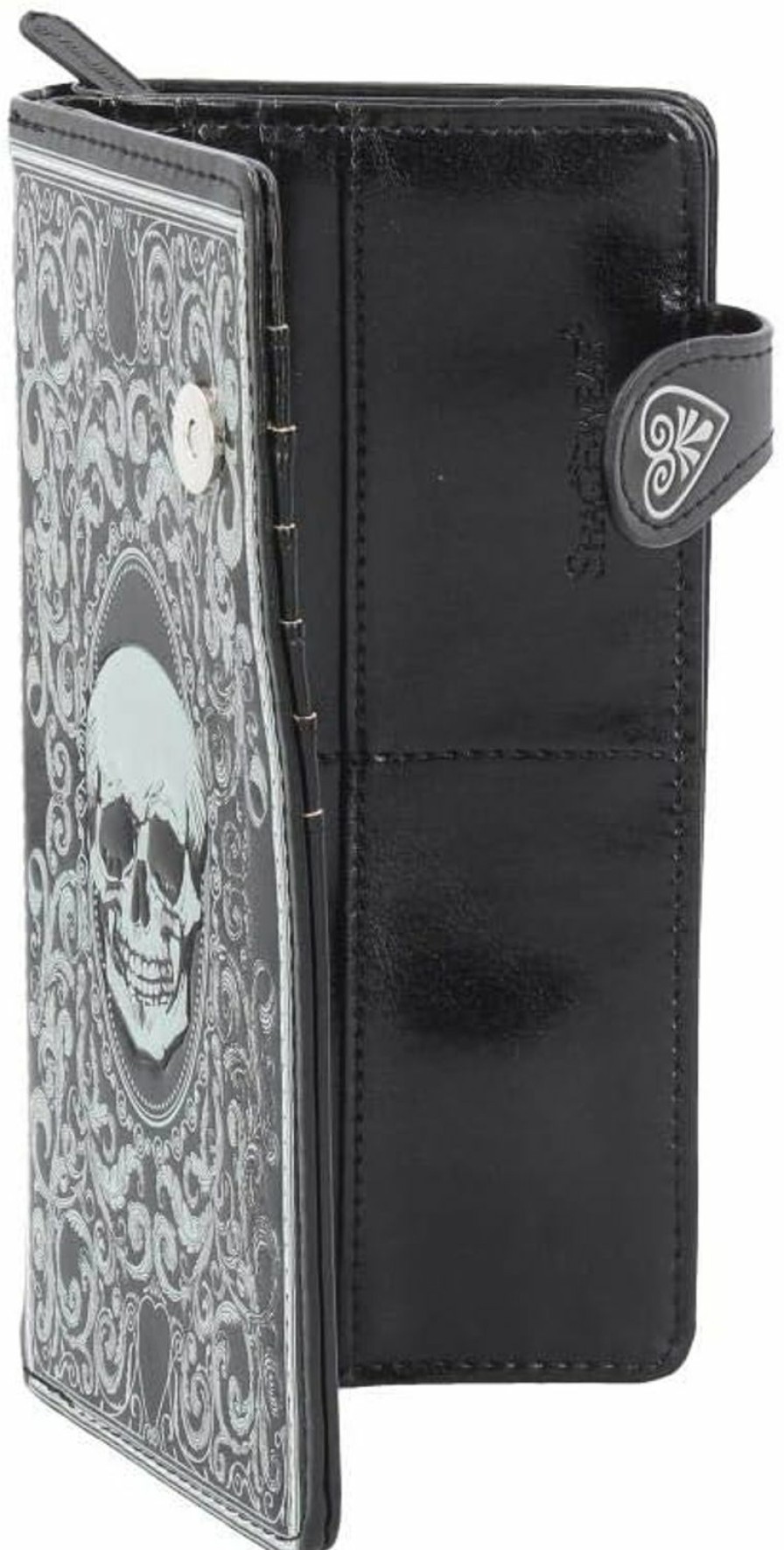 Nemesis Now Wallets | Nemesis Now Skull Tarot Purse 19Cm Black, Pu, 18.5Cm