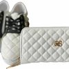 RS RAZAN ISTANBUL Wallets | Rs Razan Istanbul Chelmon Womens Wallet Leather Purse Credit Card Clutch, Wallet And Sneaker Set, Wallet With Matching Sneaker Set (Black And Waiht, 40 Eu / 8.5 Us)