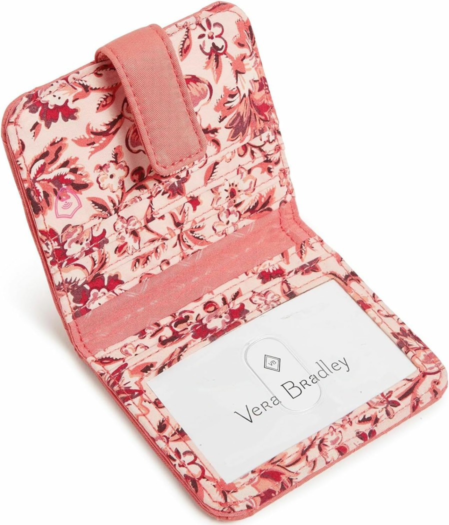 Vera Bradley Wallets | Vera Bradley Cotton Finley Small Wallet With Rfid Protection