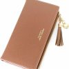 Valentoria Wallets | Womens Wallet Cute Elegant Long Slim Card Holder Case Minimalist Coin Purse Thin Tassels Zip Clutch Wallets For Girls Ladies