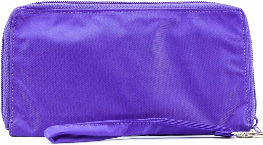 Big Skinny Wallets | Big Skinny Women'S Panther Clutch Slim Wallet, Holds Up To 40 Cards