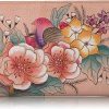 Anna by Anuschka Wallets | Anna By Anuschka Women'S Hand-Painted Genuine Leather Two Fold Wallet