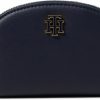 Tommy Hilfiger Wallets | Tommy Hilfiger Keylee Slg Half Moon Wallet Pvc Fawn/Bright Cerise Pink One Size