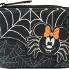 Loungefly Wallets | Loungefly Minnie Mouse Spider Glow Accordion Faux Leather Wallet