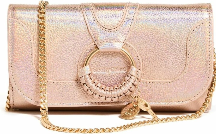 See by Chloe Wallets | See By Chloe Women'S Hana Sbc Chain Wallet Bag, Golden Dust, One Size