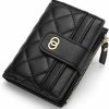 GAEKEAO Wallets | Gaekeao Small Wallet For Women Slim Bifold Leather Credit Card Holder Wallets Zipper Pocket Coin Purse With Id Window