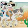 Loungefly Wallets | Loungefly Disney Western Mickey And Minnie Zip Around Wallet