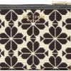 Kate Spade New York Wallets | Kate Spade New York Spade Flower Jacquard Zip Slim Wallet Cream Multi One Size