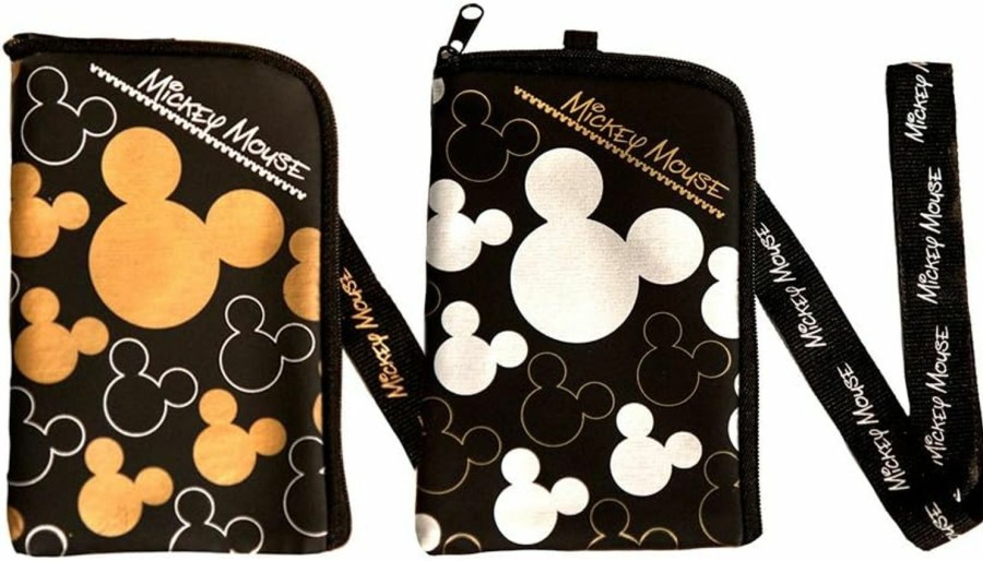 Disney Wallets | Disney Mickey Mouse Lanyard 2 Pack Gold And Silver