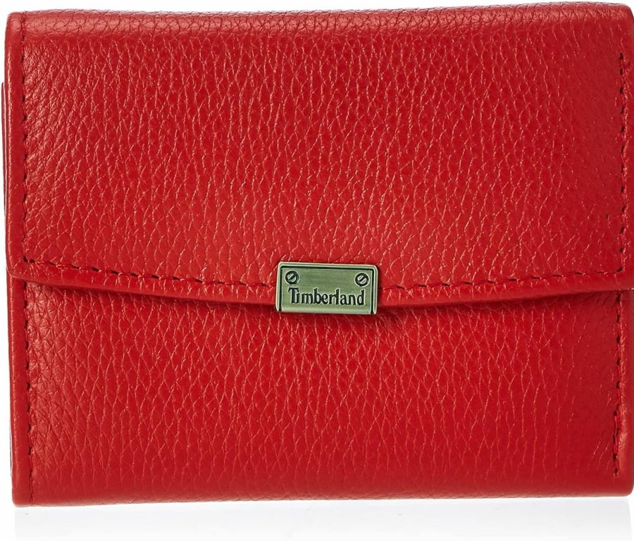 Timberland Wallets | Timberland Women'S Leather Rfid Small Indexer Snap Wallet Billfold