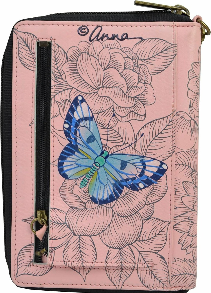 Anna by Anuschka Wallets | Anna By Anuschka Women'S Hand-Painted Genuine Leather Passport Organizer Writslet